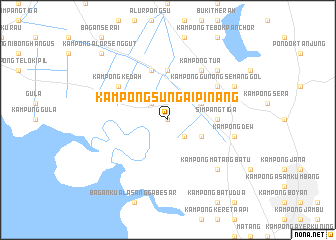 map of Kampong Sungai Pinang