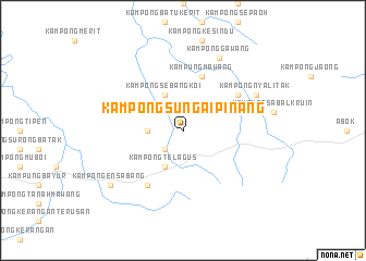 map of Kampong Sungai Pinang