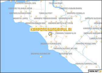 map of Kampong Sungai Pulai