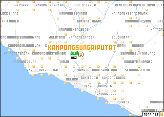 map of Kampong Sungai Putat
