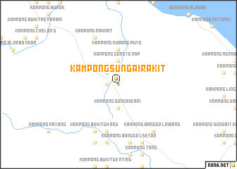 map of Kampong Sungai Rakit