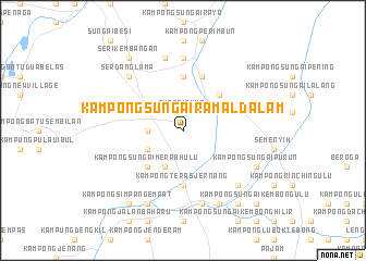 map of Kampong Sungai Ramal Dalam