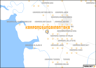 map of Kampong Sungai Rantaka