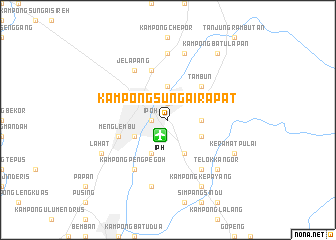 map of Kampong Sungai Rapat