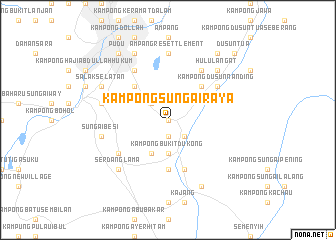 map of Kampong Sungai Raya