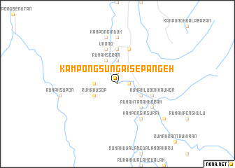 map of Kampong Sungai Sepangeh