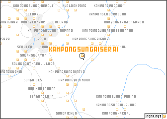 map of Kampong Sungai Serai