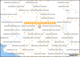 map of Kampong Sungai Serai