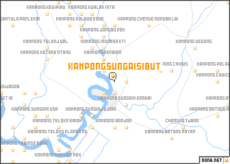 map of Kampong Sungai Sibut