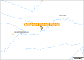 map of Kampong Sungai Sungai
