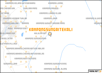 map of Kampong Sungai Tekali