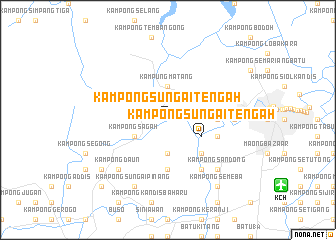 map of Kampong Sungai Tengah