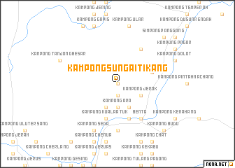 map of Kampong Sungai Tikang