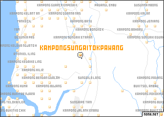 map of Kampong Sungai Tok Pawang