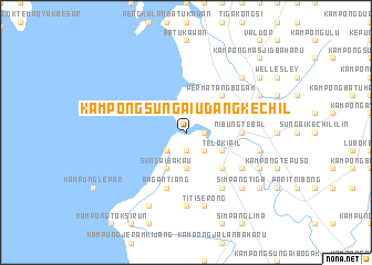 map of Kampong Sungai Udang Kechil