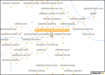 map of Kampong Sungkak