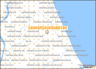 map of Kampong Surau Bator