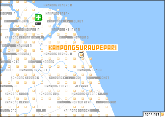 map of Kampong Surau Pepari