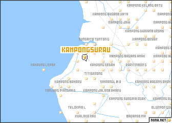 map of Kampong Surau