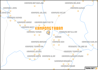 map of Kampong Taban