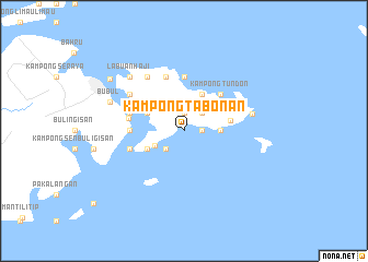 map of Kampong Tabonan