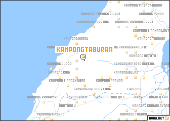 map of Kampong Taburan