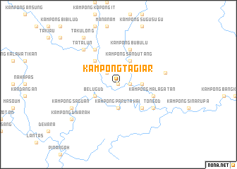 map of Kampong Tagiar