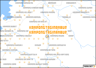 map of Kampong Taginambur