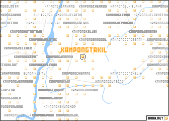 map of Kampong Takil