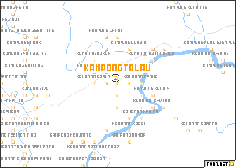 map of Kampong Talau