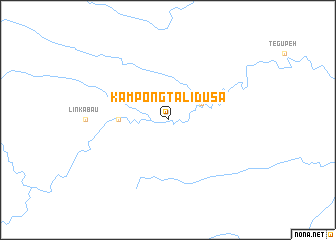 map of Kampong Talidusa