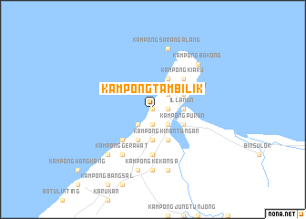 map of Kampong Tambilik