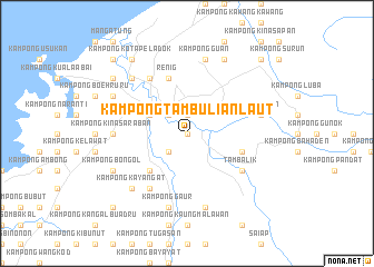 map of Kampong Tambulian Laut