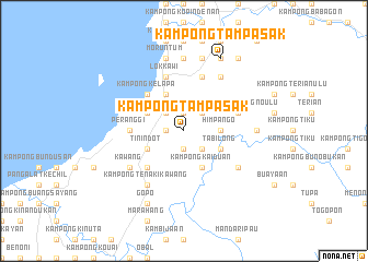 map of Kampong Tampasak