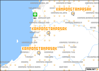 map of Kampong Tampasak