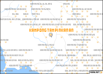 map of Kampong Tampin Kanan