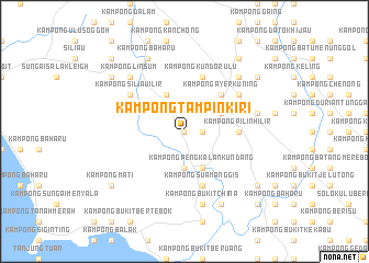 map of Kampong Tampin Kiri