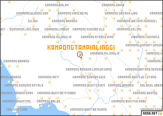 map of Kampong Tampin Linggi