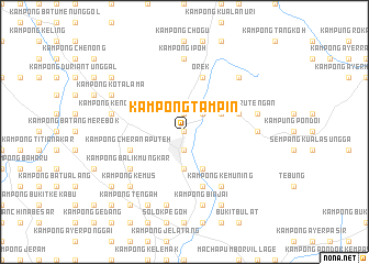 map of Kampong Tampin