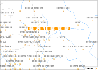 map of Kampong Tanah Baharu