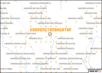 map of Kampong Tanah Datar