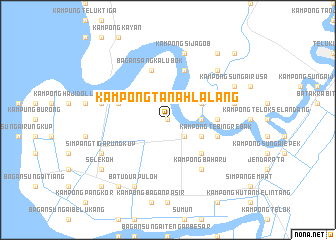 map of Kampong Tanah Lalang