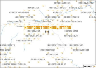 map of Kampong Tanah Melintang