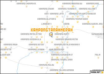 map of Kampong Tanah Merah