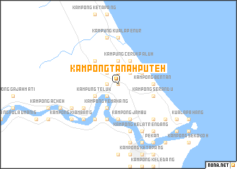 map of Kampong Tanah Puteh