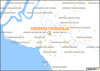 map of Kampong Tanah Raja