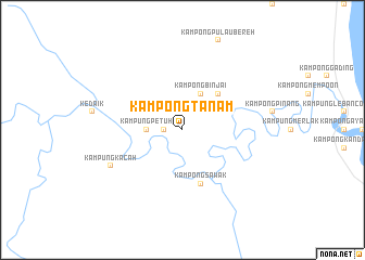 map of Kampong Tanam