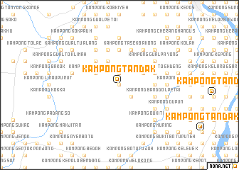 map of Kampong Tandak