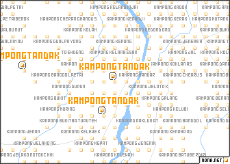 map of Kampong Tandak