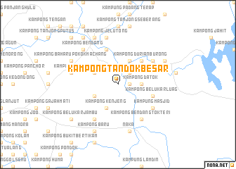 map of Kampong Tandok Besar